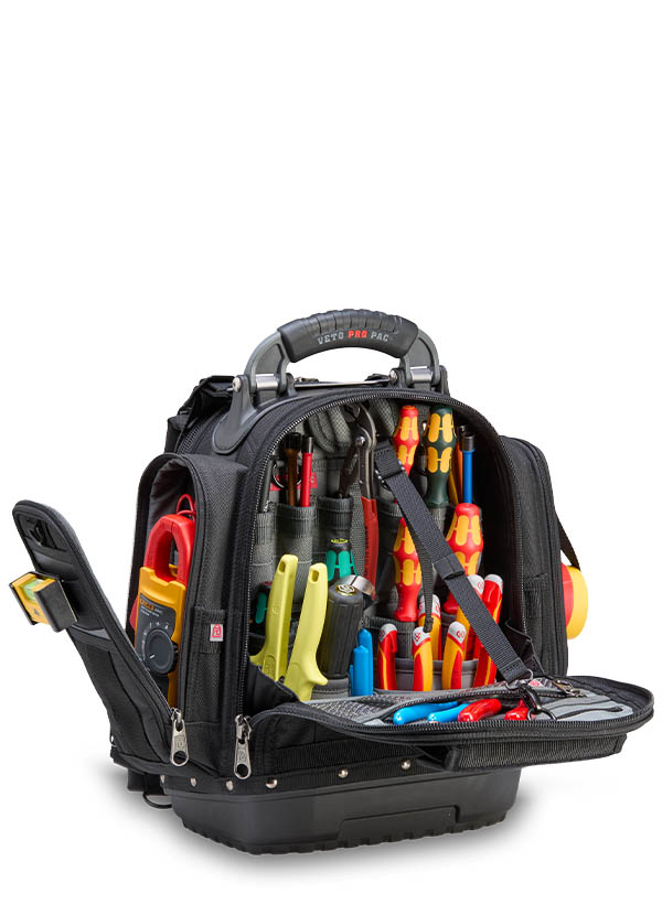 Veto Pro Pac TECH PAC MCP BLACKOUT Compact Tool Backpack - Edmondson Supply