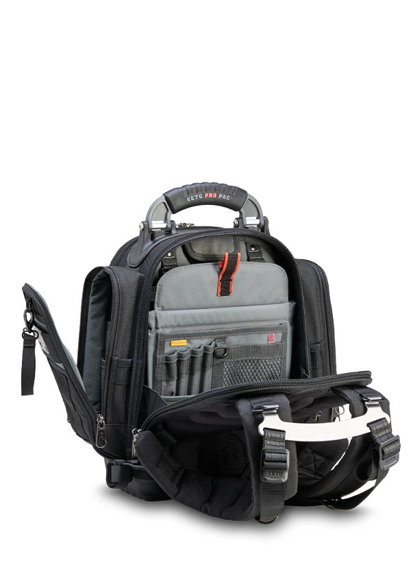 Veto Pro Pac TECH PAC MCP BLACKOUT Compact Tool Backpack - Edmondson Supply