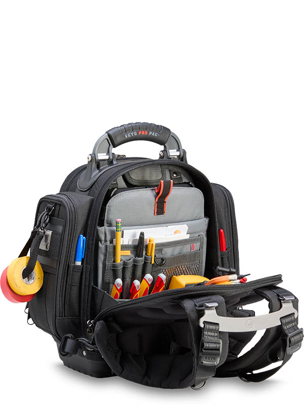 Veto Pro Pac TECH PAC MCP BLACKOUT Compact Tool Backpack - Edmondson Supply