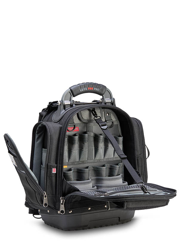 Veto Pro Pac TECH PAC MCP BLACKOUT Compact Tool Backpack - Edmondson Supply