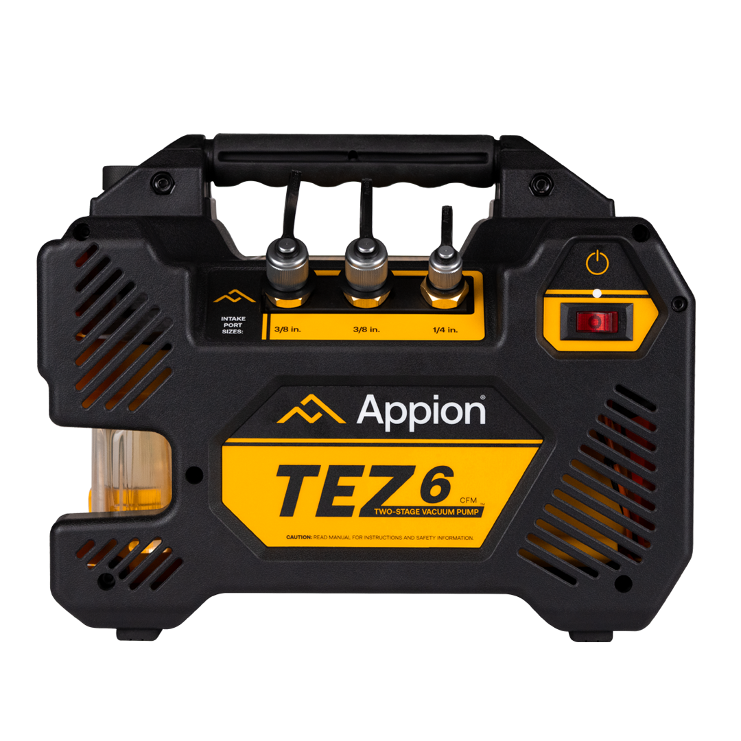 Appion TEZ6 6 CFM 2-Stage Vacuum Pump - Edmondson Supply