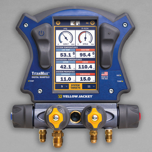 Yellow Jacket 40880 TITANMAX™ Digital Manifold Kit - Edmondson Supply