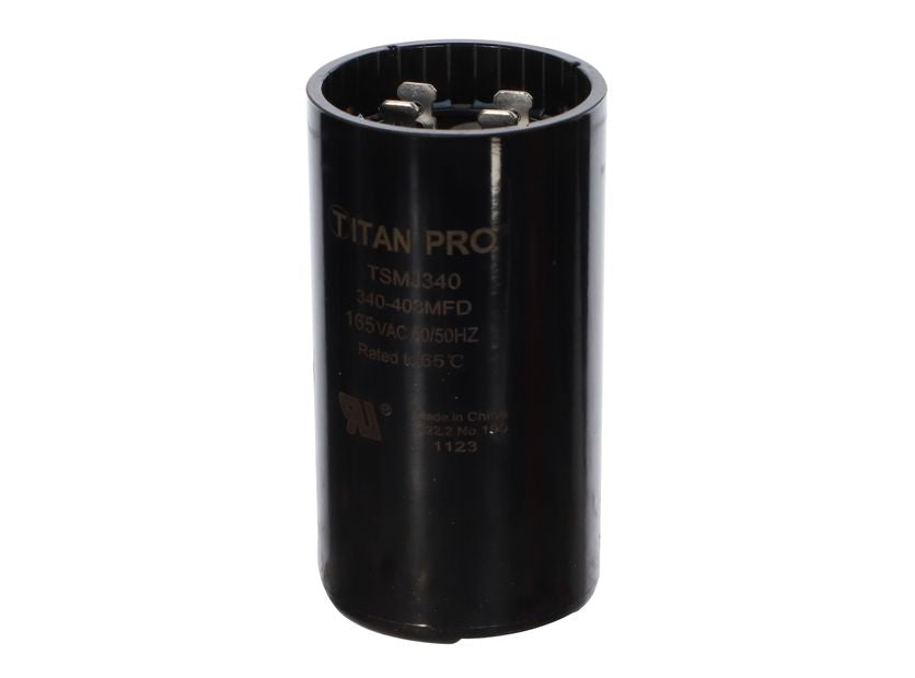 Packard Titan Pro TSMJ340 Motor Start Capacitor 340-408 MFD 165 VAC - Edmondson Supply