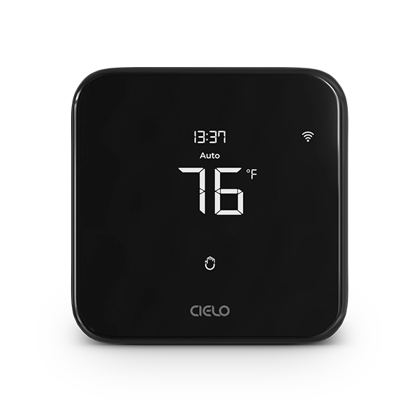 Cielo TE102WA Smart Thermostat Eco, up to 4 Heat/2 Cool, Black - Edmondson Supply