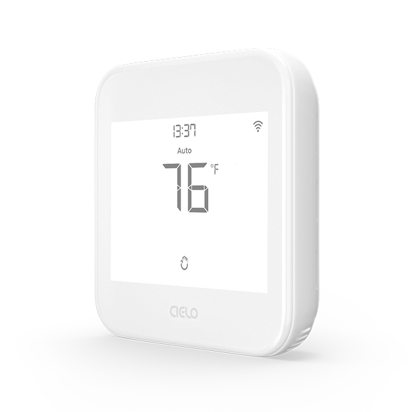 Cielo TE101WA Smart Thermostat Eco, up to 4 Heat/2 Cool, White - Edmondson Supply