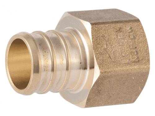 SharkBite UC092LF 3/4" x 1/2" FNPT Brass PEX Crimp Female Connector - Edmondson Supply