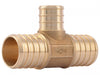SharkBite UC416LF 1 in. x 1 in. x 3/4 in. Brass PEX Crimp Reducing Tee - Edmondson Supply