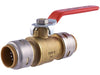 SharkBite Max UR22185 3/4" x 3/4" Brass Push Ball Valve - Edmondson Supply