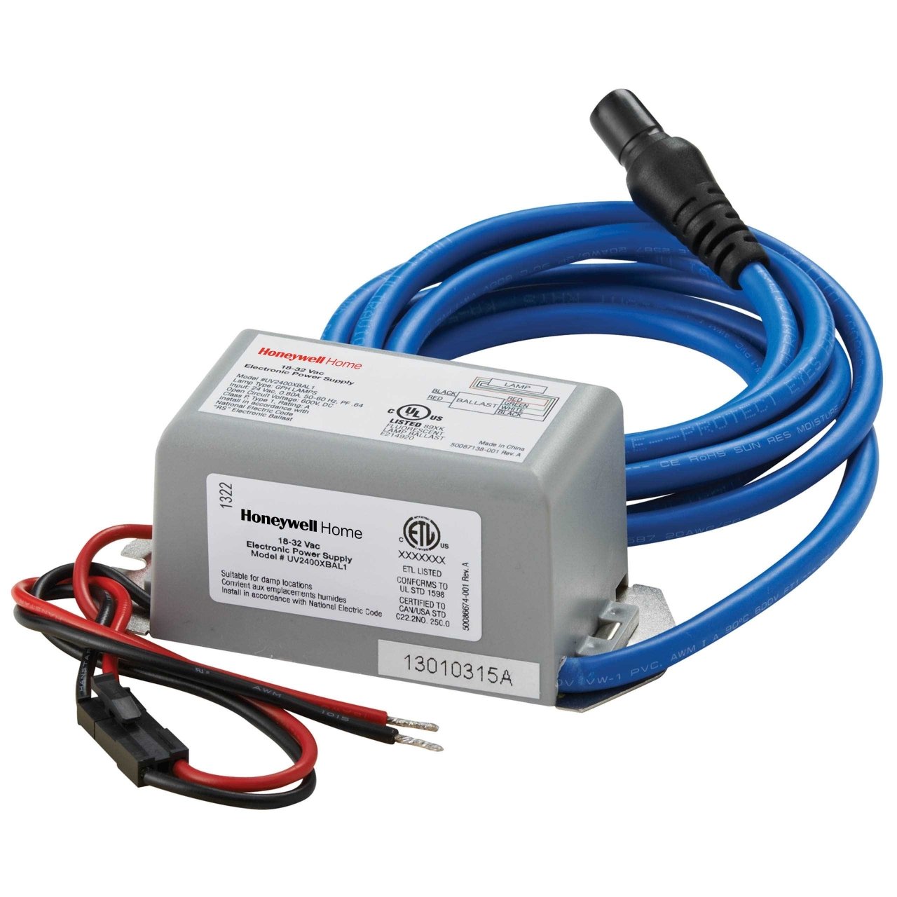 Honeywell Home UV2400XBAL1/U Replacement Ballast for UV2400 - Edmondson Supply