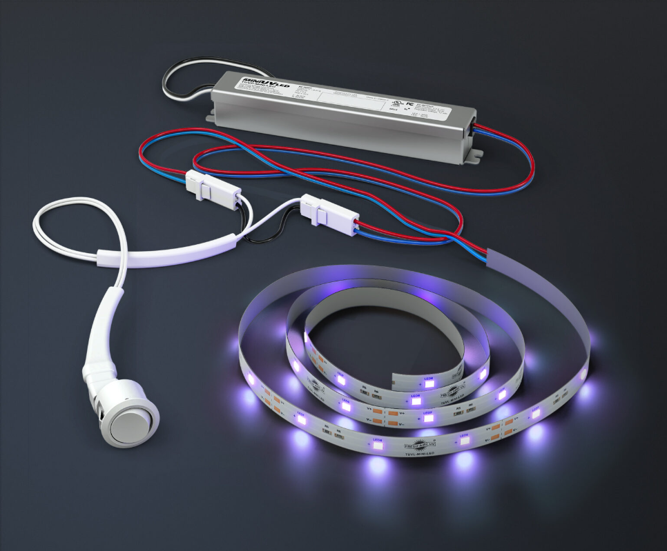 Fresh-Aire UV TUV-MINI-LED-SW Mini Split UV System w On/off - Edmondson Supply