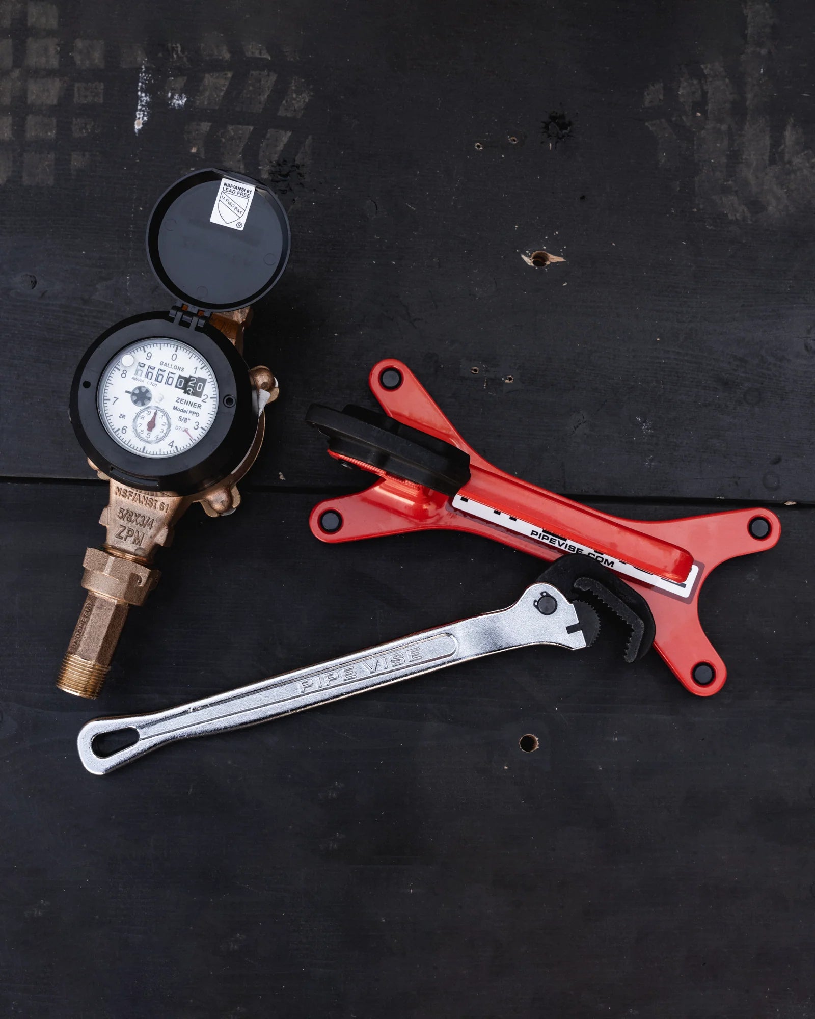Pipe Vise SW12-1S The Amigo Slim L Pipe Wrench - Edmondson Supply