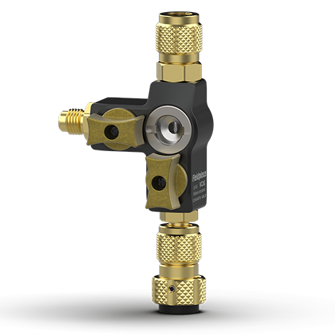 Fieldpiece VC2G 1/4″ Valve Core Removal Tool Dual Valve with Sight Glass - Edmondson Supply