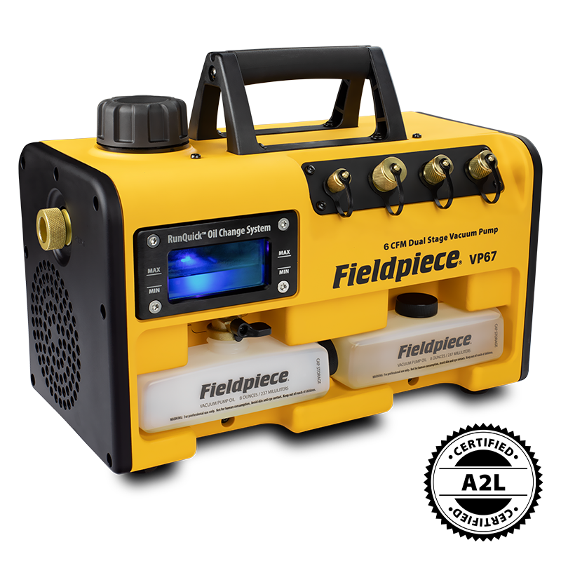 Fieldpiece VP67 – 6 CFM Vacuum Pump - Edmondson Supply