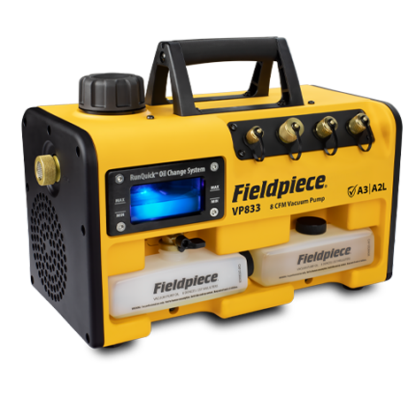 Fieldpiece VP833 - 8 CFM A3 Vacuum Pump - Edmondson Supply