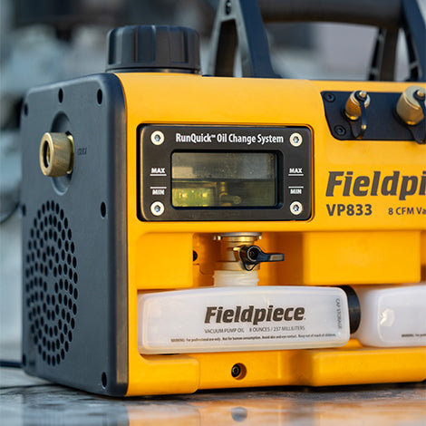 Fieldpiece VP833 - 8 CFM A3 Vacuum Pump - Edmondson Supply