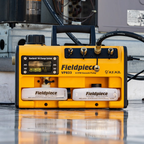 Fieldpiece VP833 - 8 CFM A3 Vacuum Pump - Edmondson Supply