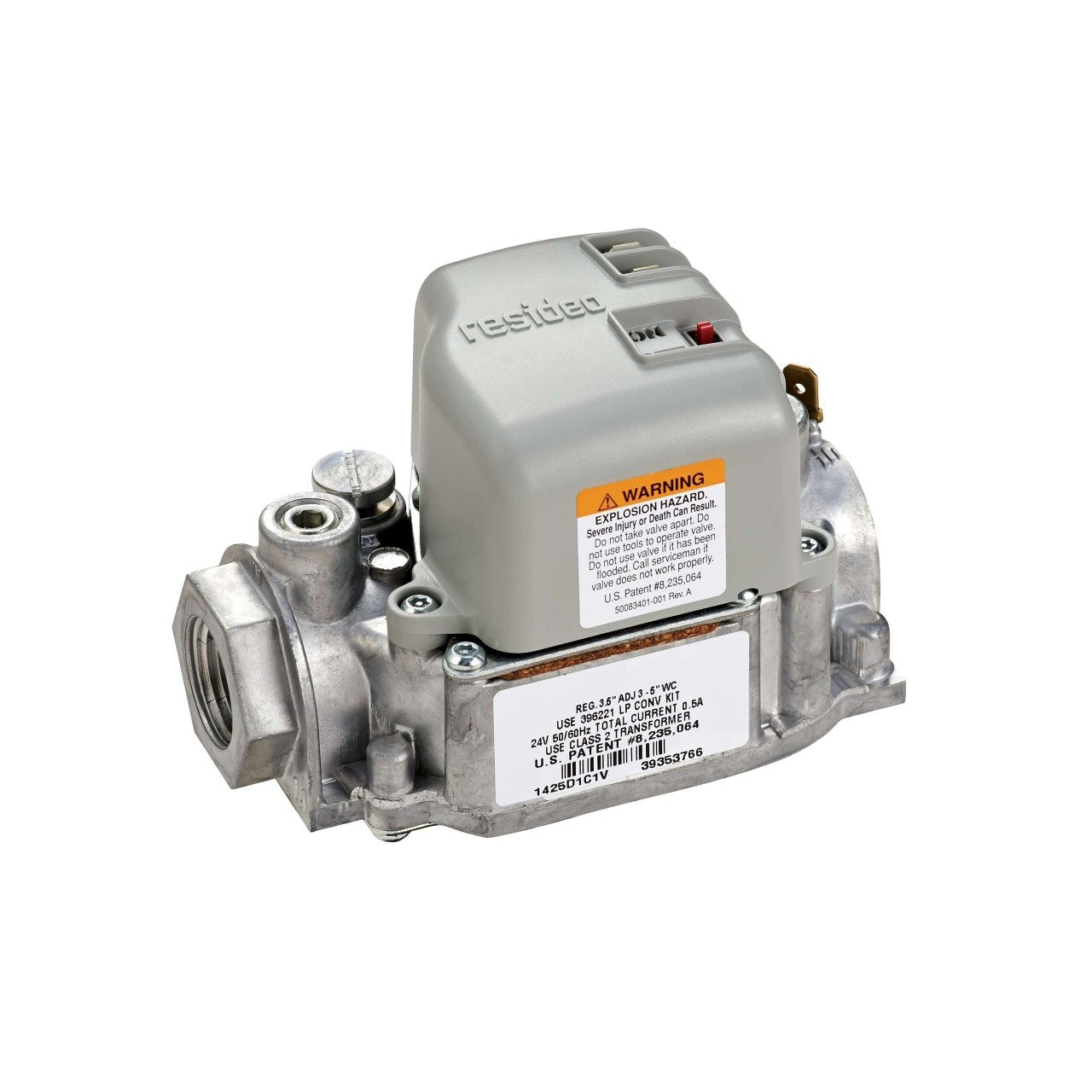 Resideo VR8215S1503/U Single Stage, 24 Vac, Standard Opening, Direct Ignition Gas Valve, 1/2 x 1/2", 3.5" WC - Edmondson Supply