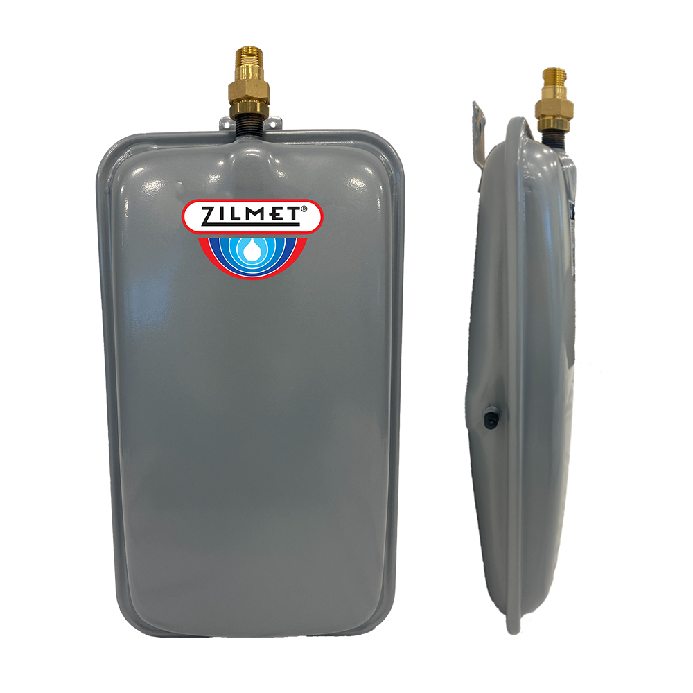 Zilmet Flat Hydronic Expansion Tank, 1/2" MNPT - Edmondson Supply