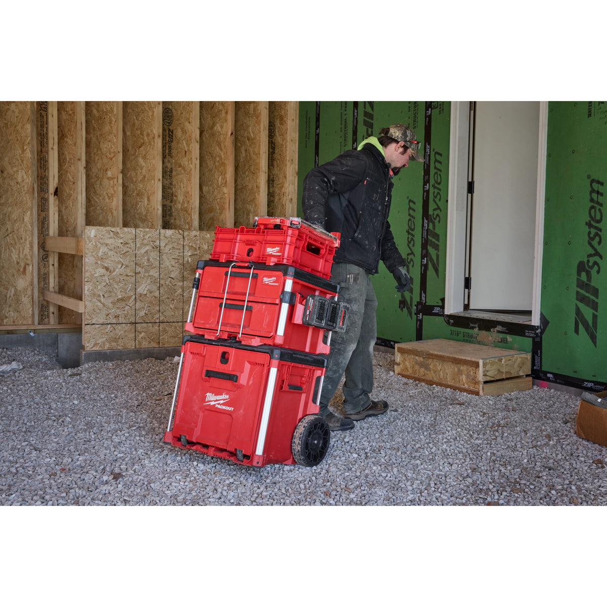 Milwaukee 48-22-8438 PACKOUT™ Low-Profile Crate - Edmondson Supply