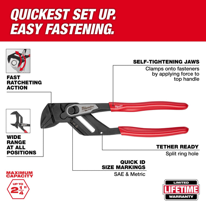 Milwaukee 48-22-6910 10" Pliers Wrench - Edmondson Supply
