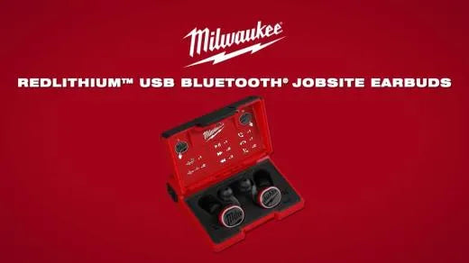 Milwaukee 2191-21 REDLITHIUM™ USB Bluetooth® Jobsite Ear Buds - Edmondson Supply