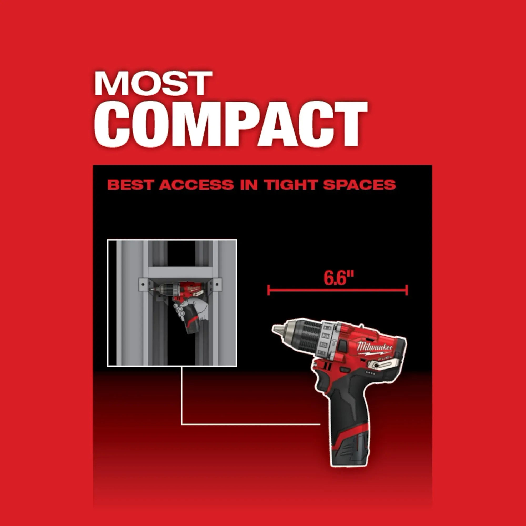 Milwaukee 2504-20 M12 FUEL™ 1/2" Hammer Drill (Tool Only) - Edmondson Supply