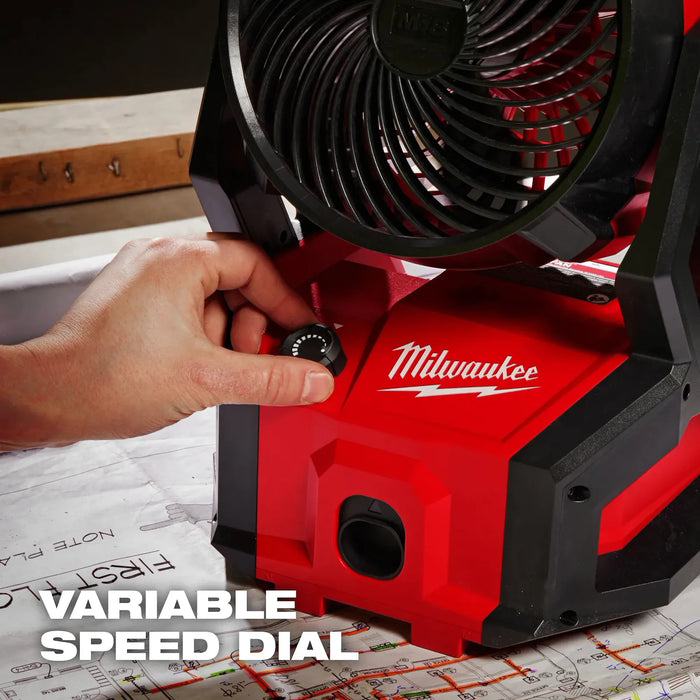 Milwaukee 0818-20 M18™ Brushless PACKOUT™ Fan - Edmondson Supply