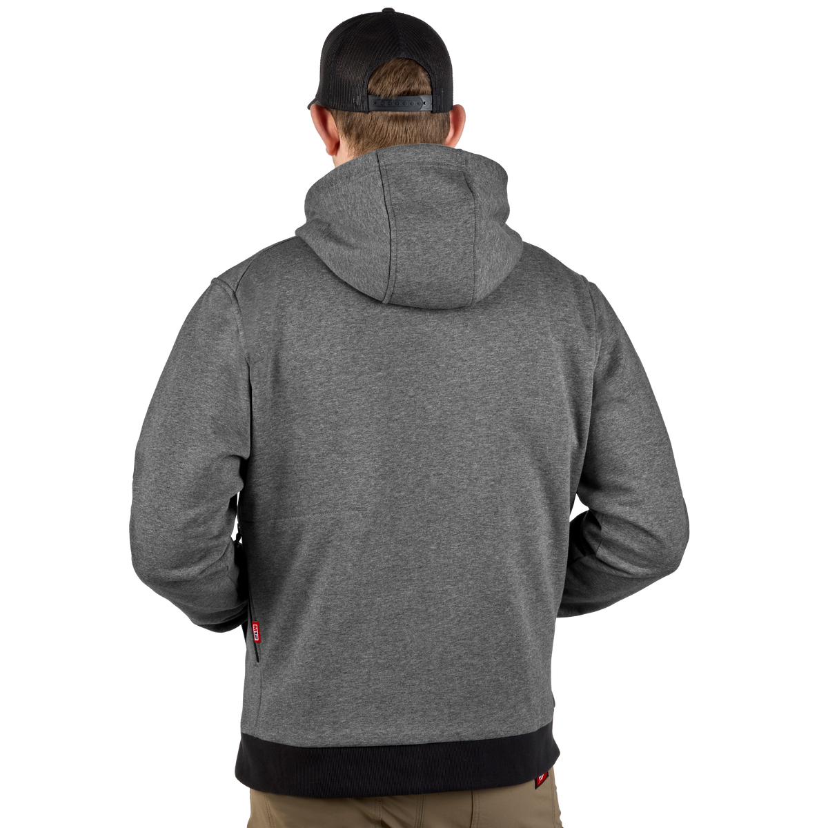 Milwaukee M200G-21XL M12™ Heated Full-Zip Hoodie (Gray, Size XL) - Edmondson Supply