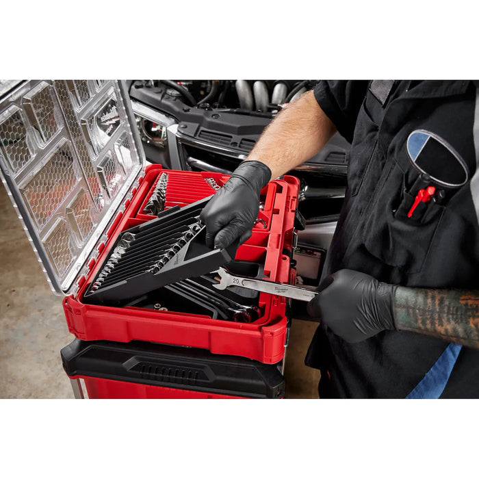 Milwaukee 48-22-9485 30pc Metric & SAE Combination Wrench Set with PACKOUT™ Organizer - Edmondson Supply