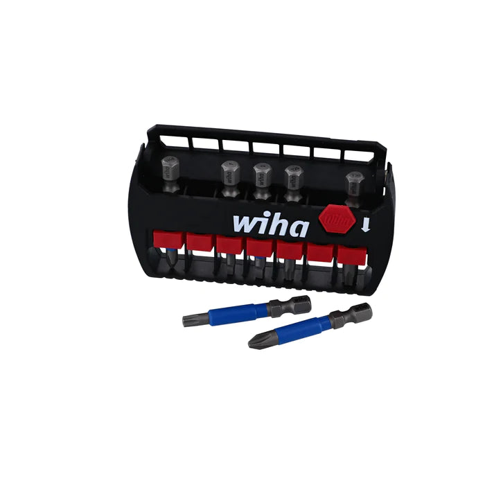 Wiha Tools 70298 7 Piece TerminatorBlue Impact Bit Set - 2 Inch Bits - Edmondson Supply
