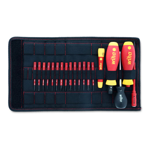 Wiha Tools 28781 20 Piece Insulated TorqueVario-S (10-50 In/lbs) and SlimLine Blade Set - Edmondson Supply