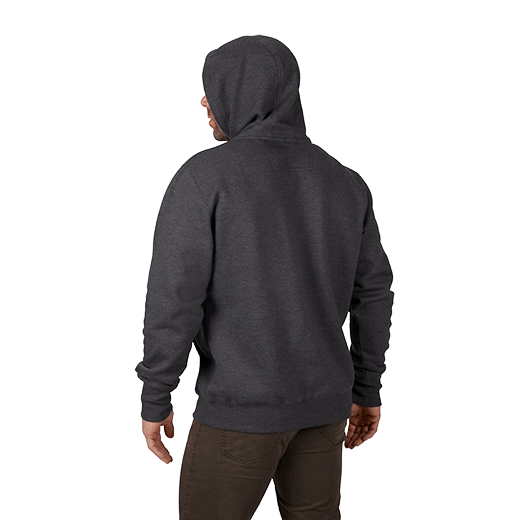 Milwaukee 350GXL Heavy Duty Pullover Hoodie (Gray, Size XL) - Edmondson Supply