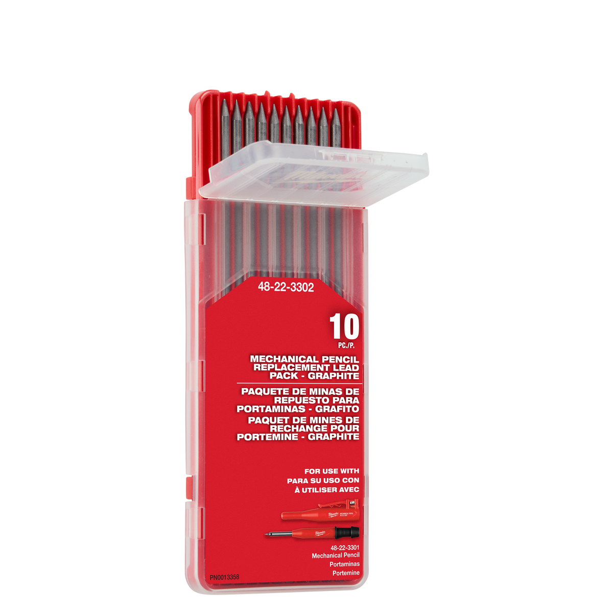 Milwaukee 48-22-3302 Mechanical Pencil Replacement Lead - Graphite - Edmondson Supply