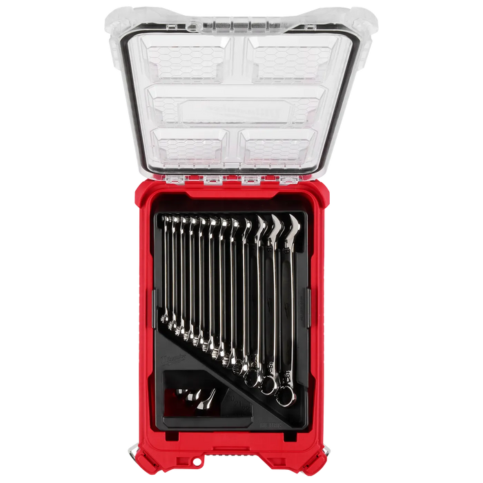 Milwaukee 48-22-9483 15pc Metric Combination Wrench Set with PACKOUT™ Compact Organizer - Edmondson Supply