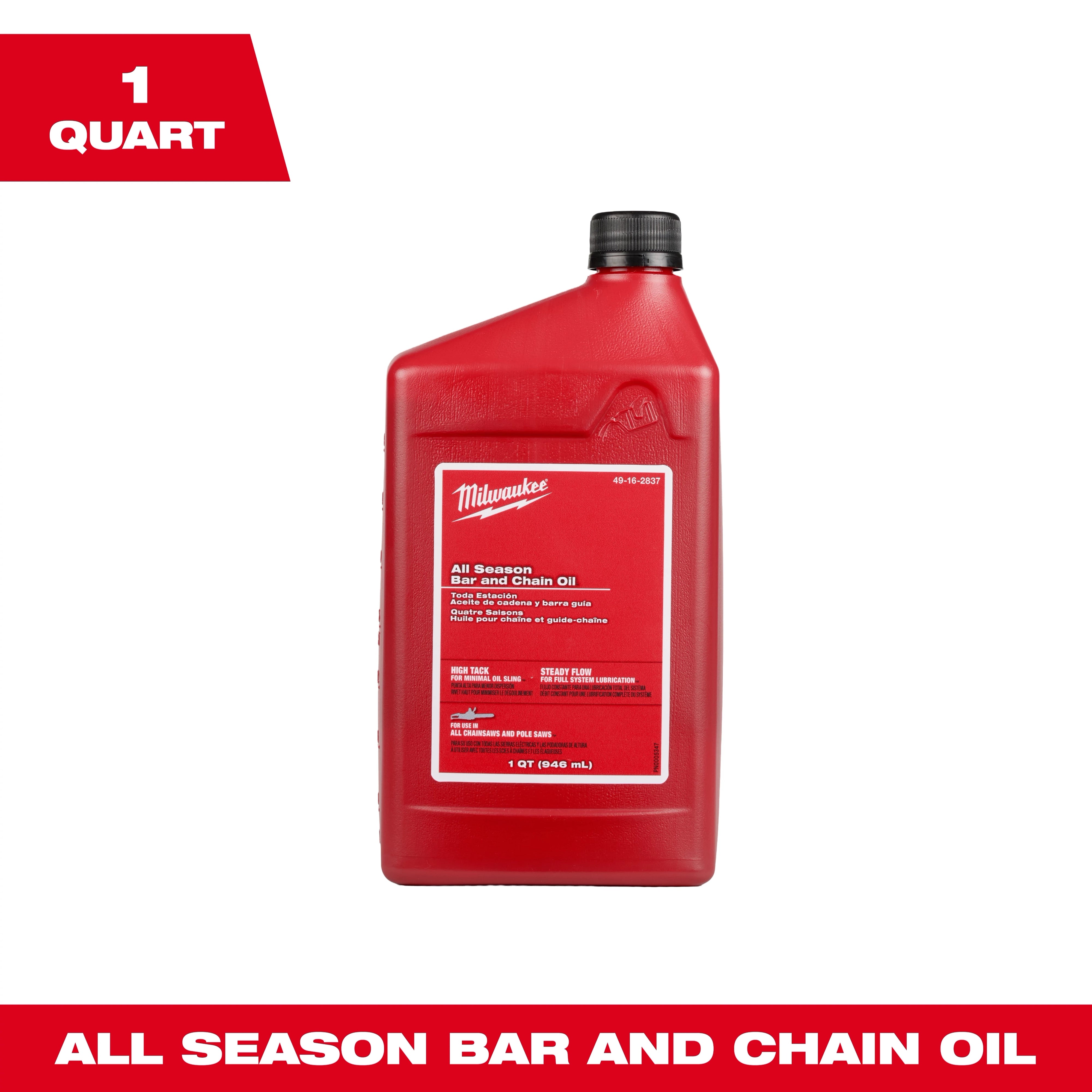 Milwaukee 49-16-2837 1 Quart All Season Bar and Chain Oil - Edmondson Supply