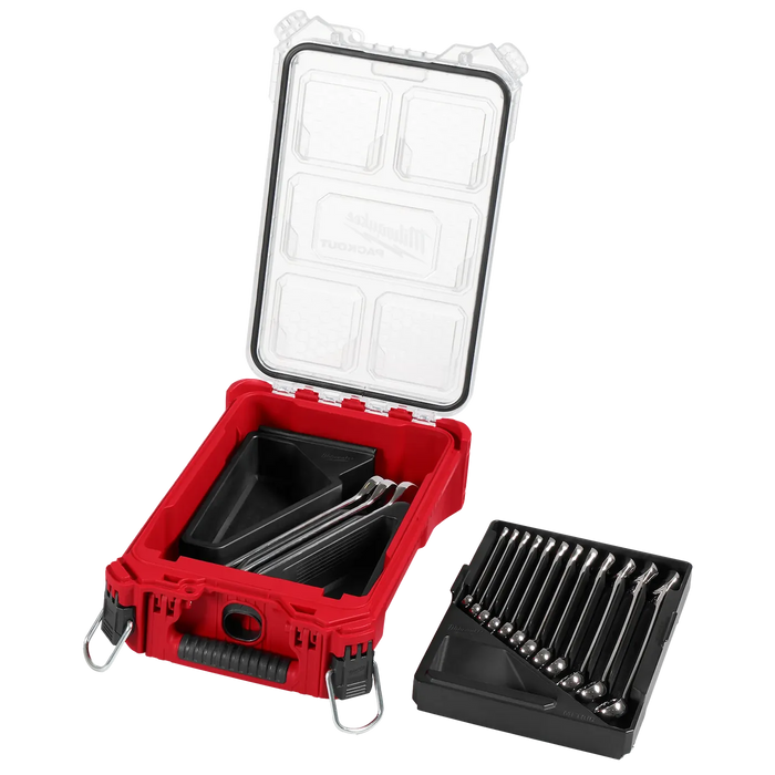 Milwaukee 48-22-9483 15pc Metric Combination Wrench Set with PACKOUT™ Compact Organizer - Edmondson Supply