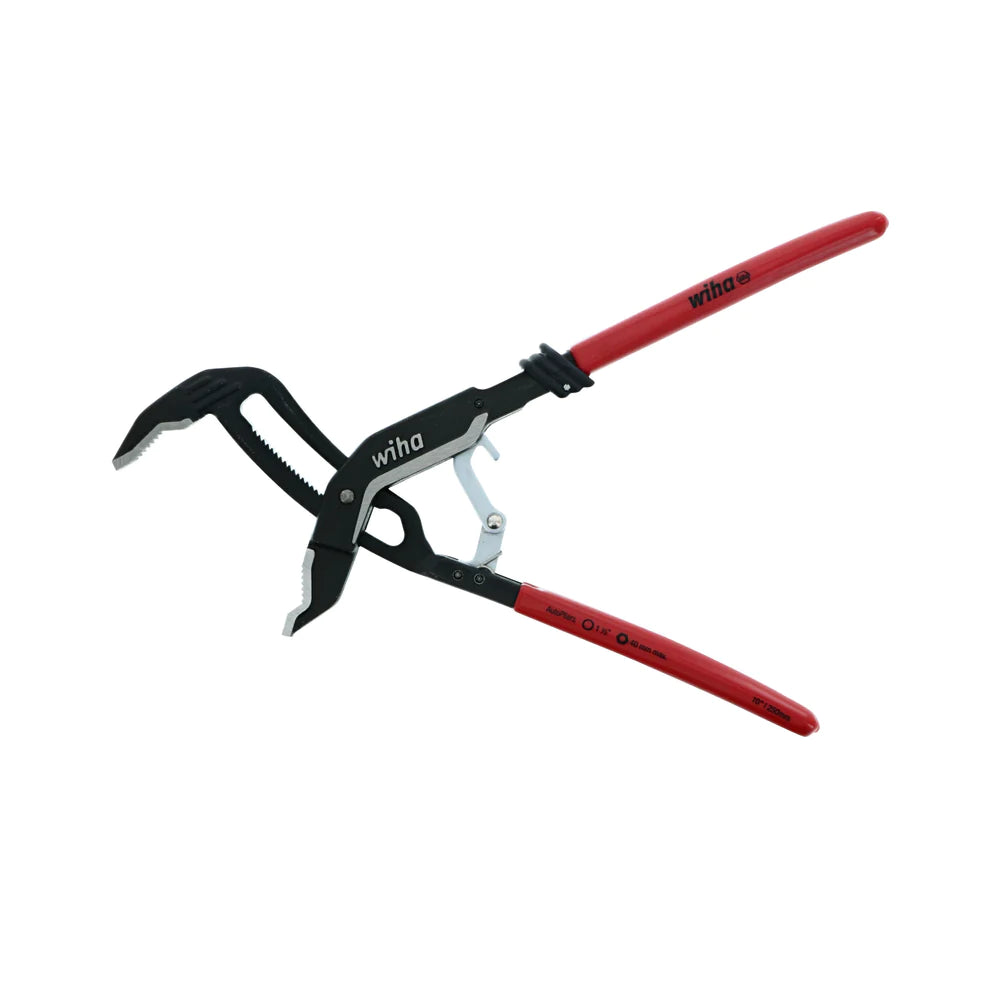Wiha Tools 32637 10" Classic Auto Grip V-Jaw Tongue and Groove Pliers - Edmondson Supply