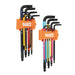 Klein Tools BLS18 Color Coded Hex Key Set, SAE and Metric, 18-Piece - Edmondson Supply