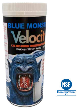Blue Monster 76052 Blue Monster® Velocity™ - Tankless Water-Heater Flush - Edmondson Supply
