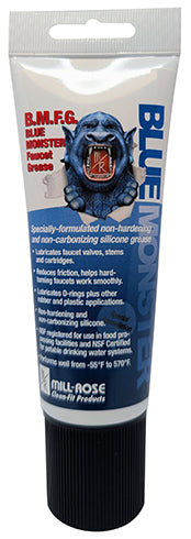 Blue Monster 71080 Blue Monster Faucet Grease (B.M F.G.) - Silicone Lubricant, 3 oz. - Edmondson Supply