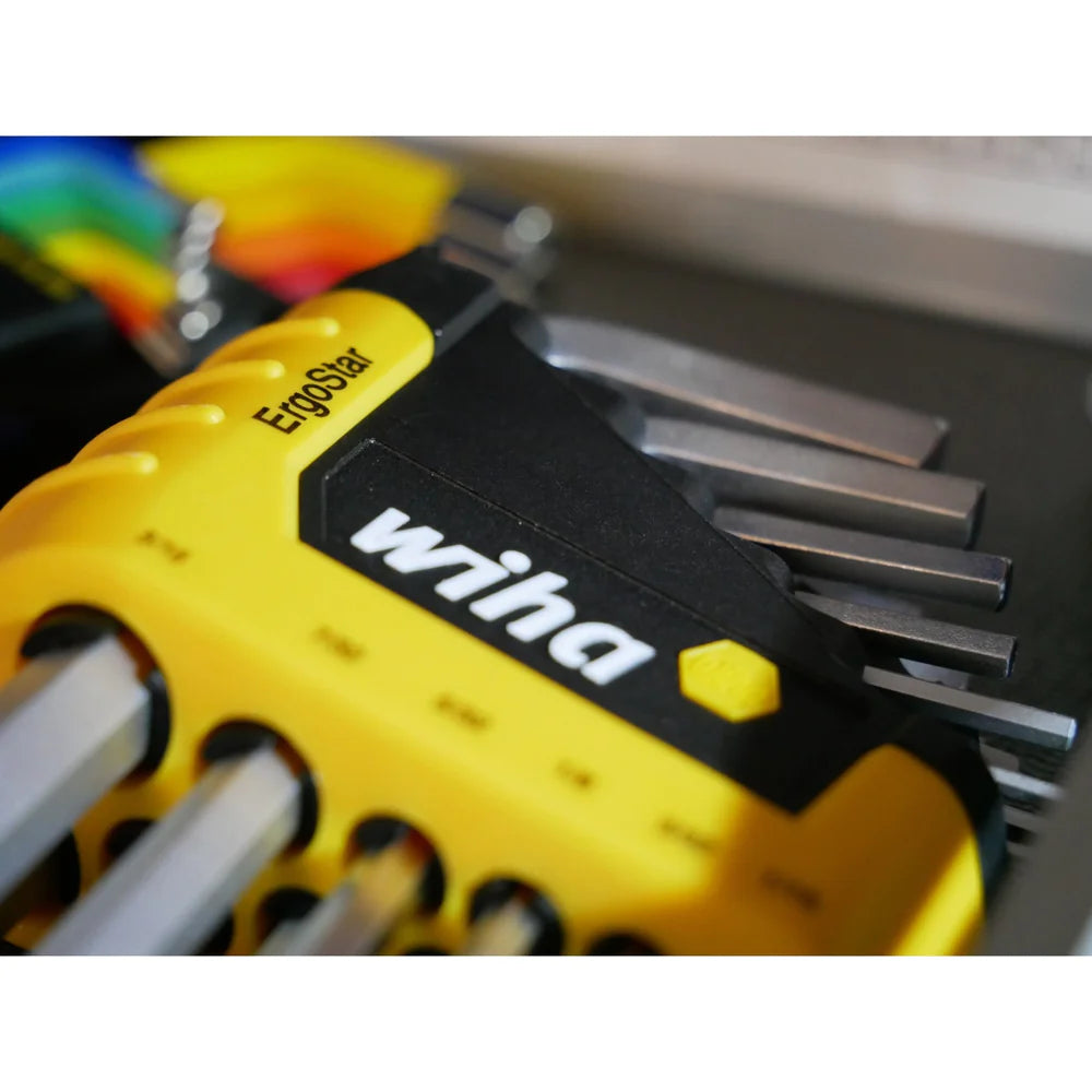 Wiha Tools 66992 22 Piece MagicRing Ball End Hex L-Key Set - Inch - Metric - Edmondson Supply