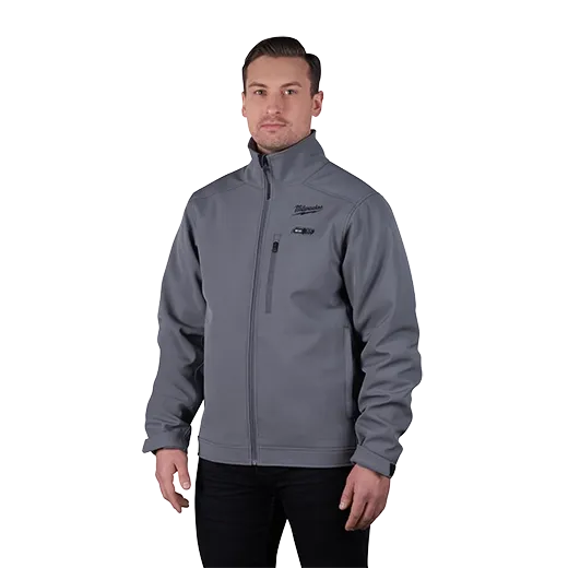 Milwaukee 204G-21L M12™ Heated TOUGHSHELL™ Jacket (Gray, Size L) - Edmondson Supply