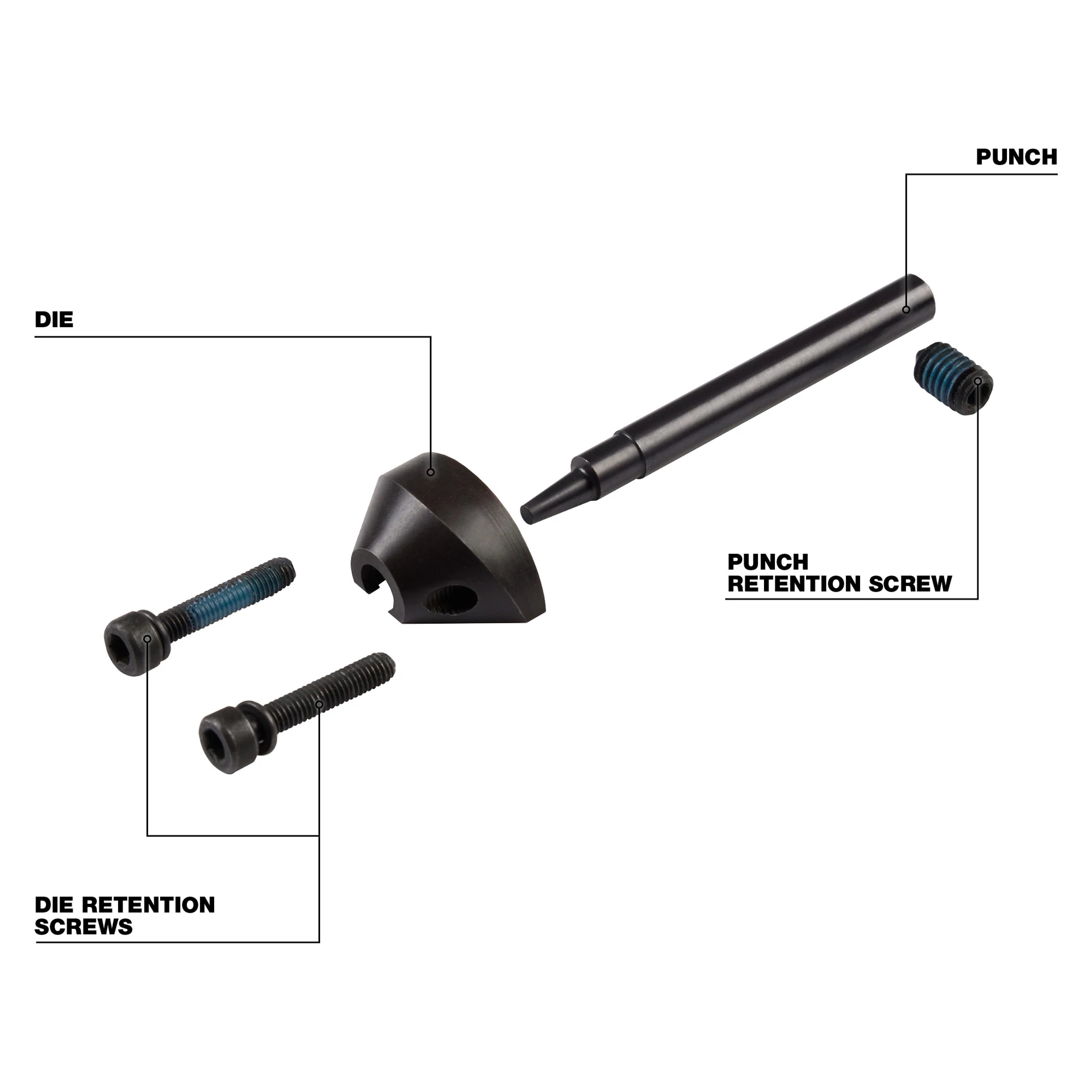 Milwaukee 48-44-0272 M12 FUEL™ 16 Gauge Nibbler Punch & Die Set - Edmondson Supply