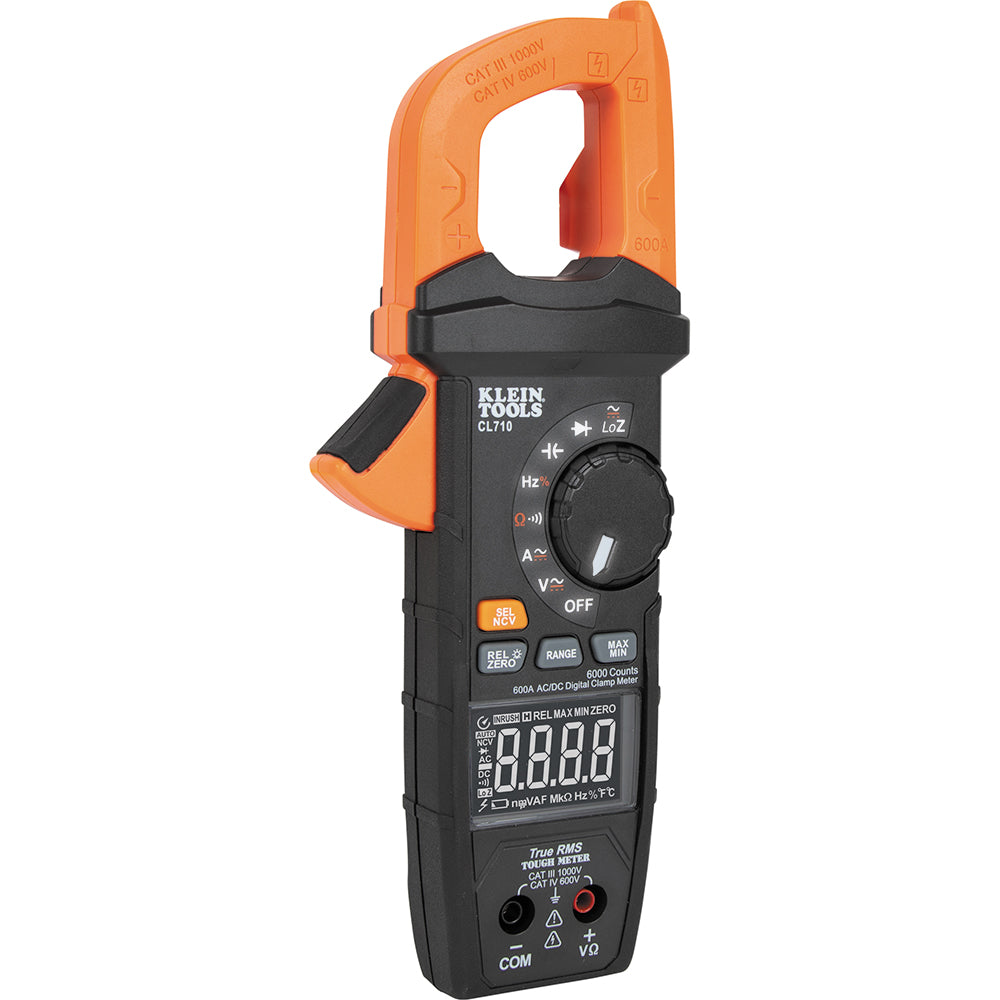 Klein Tools CL710 600A AC/DC Auto-Ranging Digital Pro Clamp Meter - Edmondson Supply