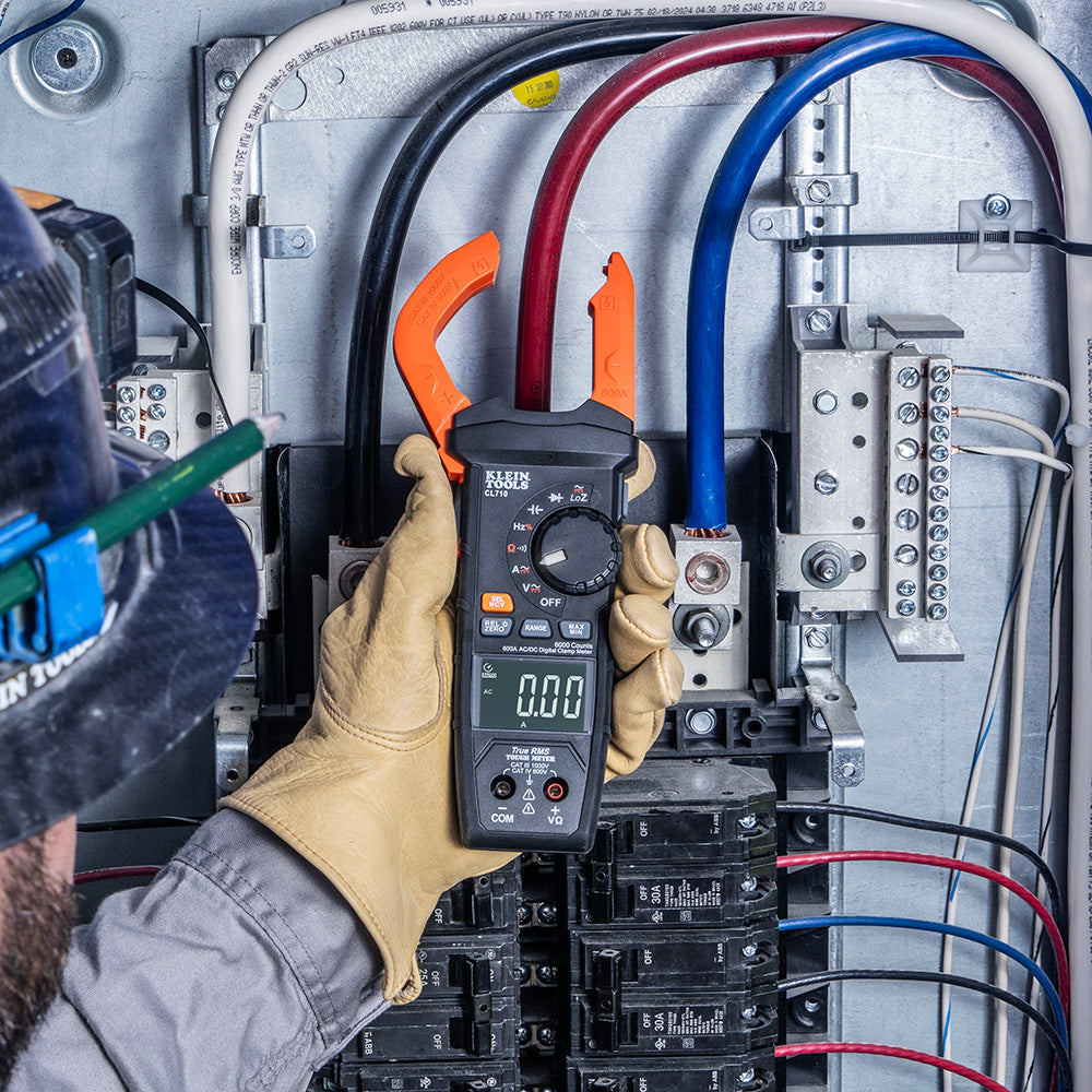 Klein Tools CL710 600A AC/DC Auto-Ranging Digital Pro Clamp Meter - Edmondson Supply