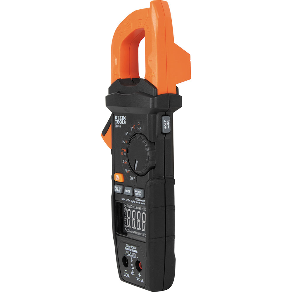 Klein Tools CL810 600A AC/DC Auto-Ranging Digital Pro Clamp Meter with Worklight - Edmondson Supply