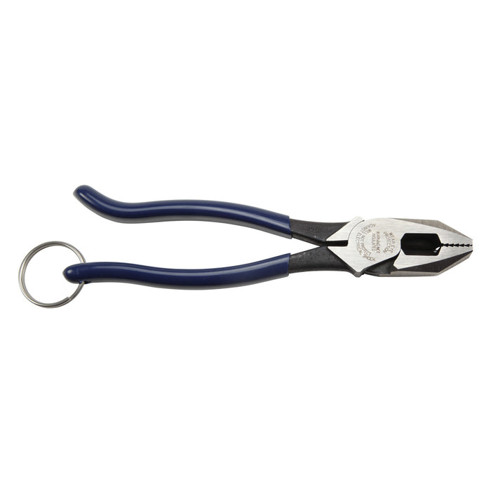 Klein Tools D213-9STT Ironworker's Pliers with Tether Ring - Edmondson Supply