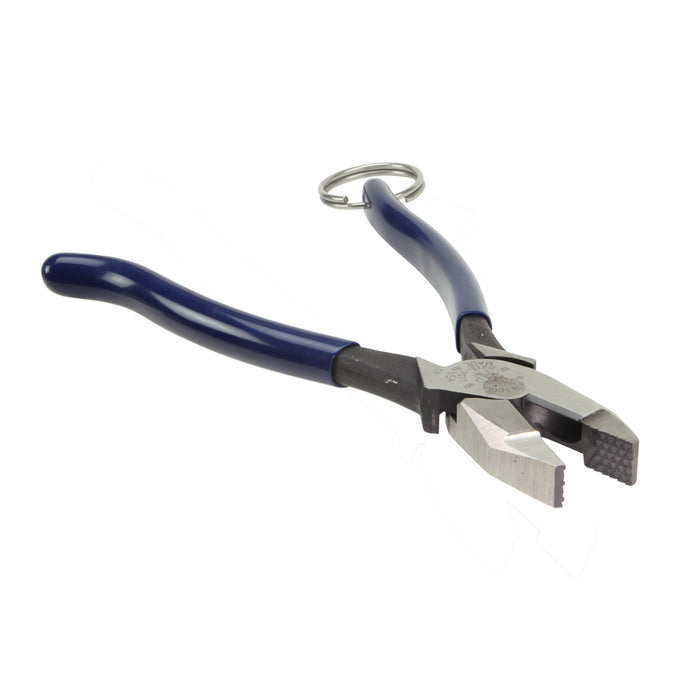 Klein Tools D213-9STT Ironworker's Pliers with Tether Ring - Edmondson Supply