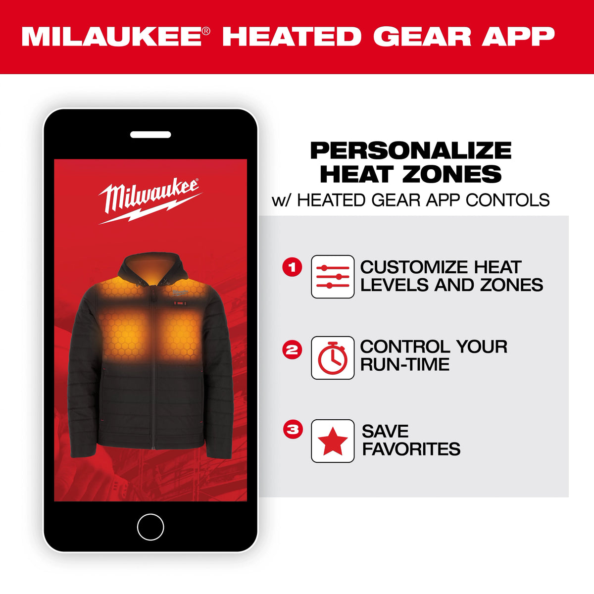Milwaukee 48-11-2330 Heated Gear Power Source w/ App Control - Edmondson Supply