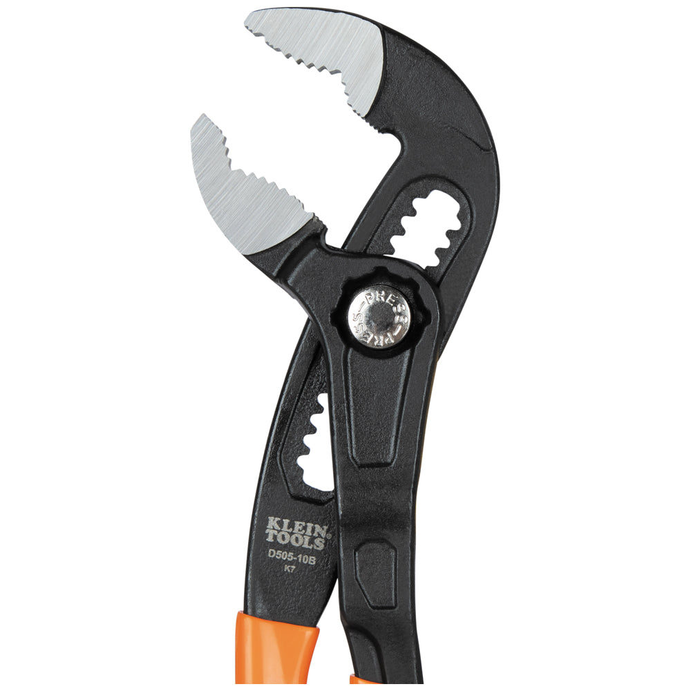Klein Tools D50510B Quick-Adjust Klaw™ Pump Pliers, 10-Inch - Edmondson Supply